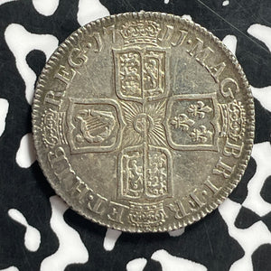 1711 Great Britain Queen Anne 1 Shilling Lot#JM9570 Silver! Nice!
