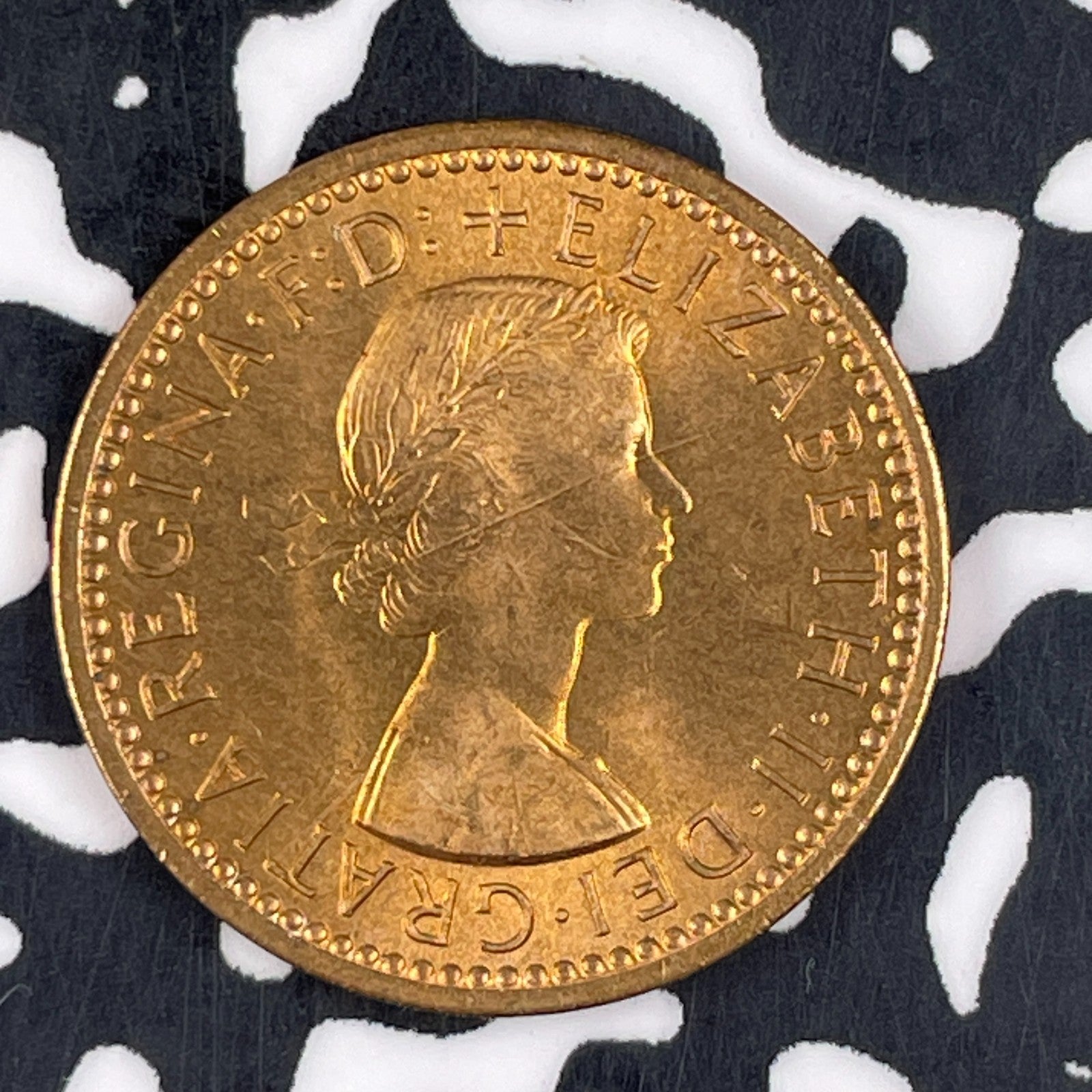 1955 Great Britain Farthing Lot#F3675 High Grade! Beautiful!