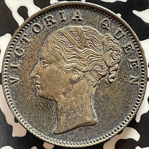 1840-(M) India 1 Rupee Lot#JM9314 Silver! Nice! KM#457.6