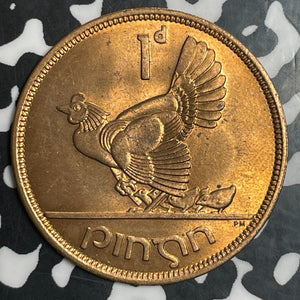 1964 Ireland 1 Penny Lot#T2741 High Grade! Beautiful!
