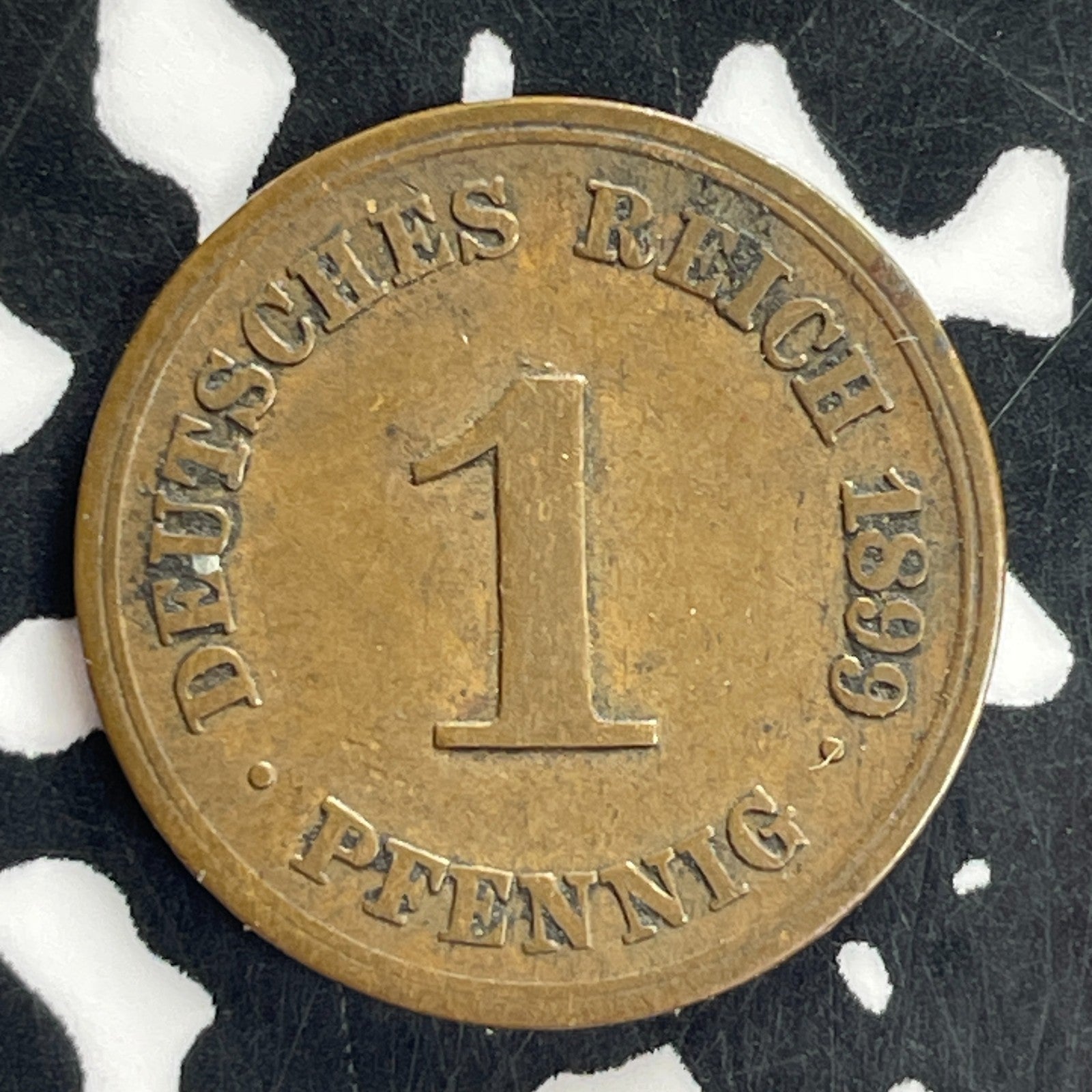 1899-F Germany 1 Pfennig Lot#C3942