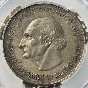 1923 Germany Westphalia 1 Billion Mark Notgeld PCGS AU58 Lot#GV7990 Silver!