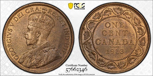 1913 Canada Large Cent PCGS MS64RB Lot#G878 Choice UNC!