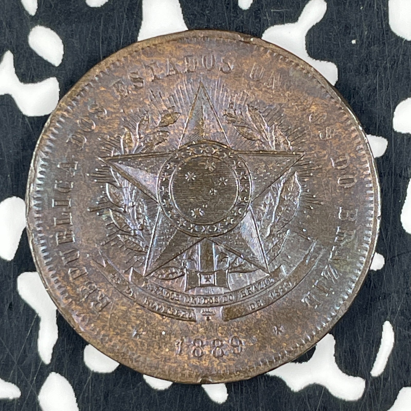1889 Brazil 20 Reis Lot#F4640 Nice!