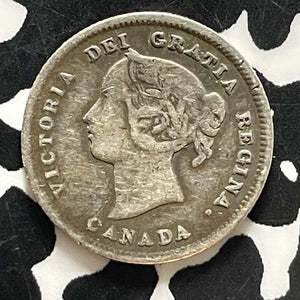 1891 Canada 5 Cents Lot#T4894 Silver!