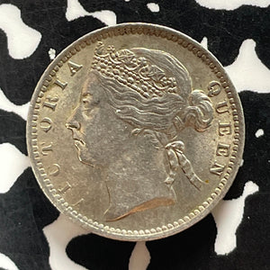 1899 Straits Settlements 10 Cents Lot#JM9393 Silver! High Grade! Beautiful!