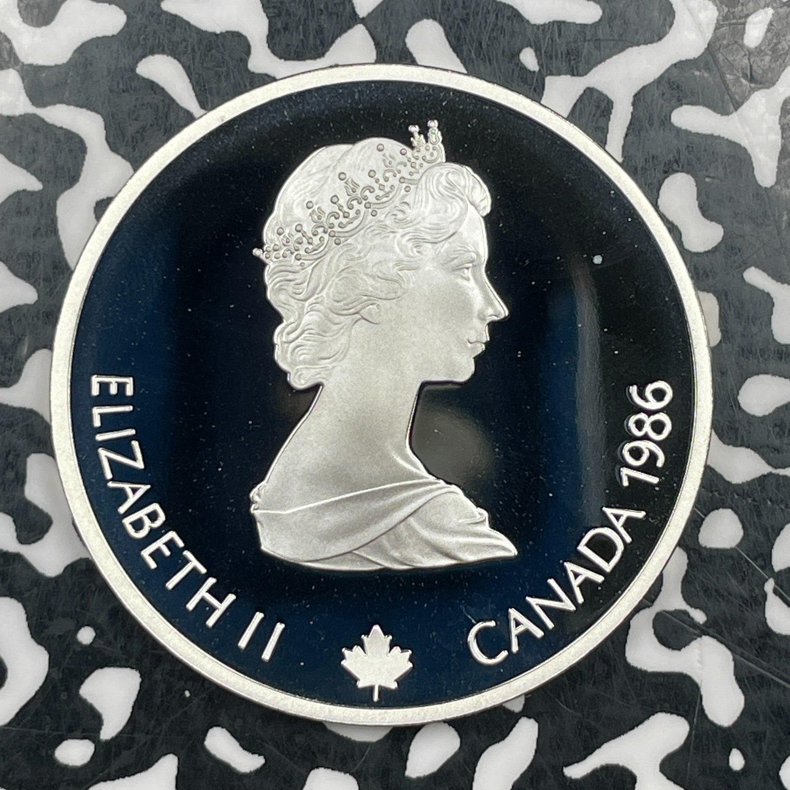 1986 Canada Olympics $20 Dollars Lot#OV1981 Silver! Proof! KM#148 Hockey