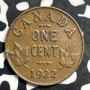 1922 Canada Small Cent Lot#T1466 Key Date!