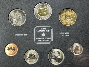 2002 Canada 7x Coin Specimen Set Lot#B2208 With Case & C.O.A.