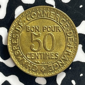 1922 France 50 Centimes Lot#C1273 High Grade! Beautiful!