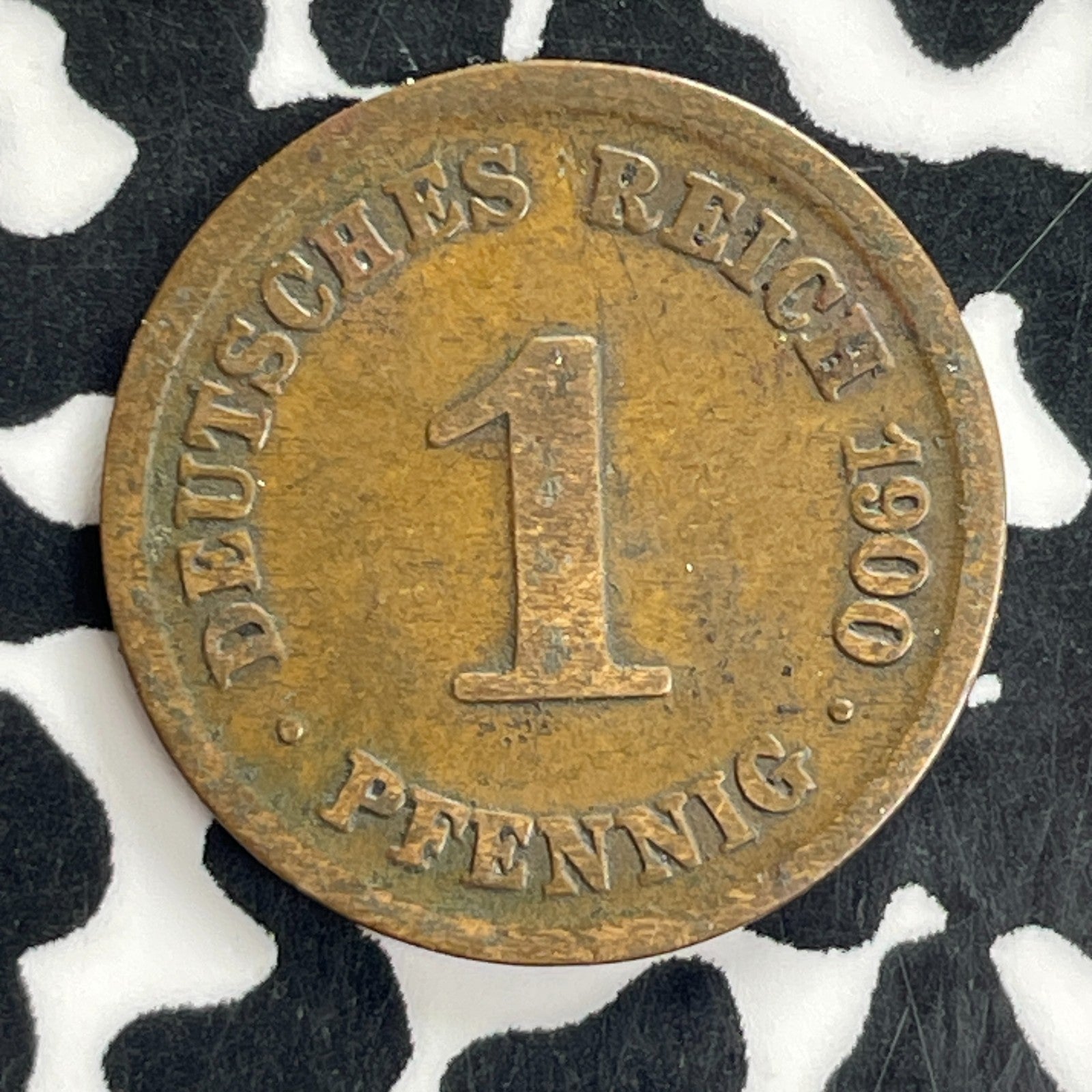 1900-D Germany 1 Pfennig Lot#C4000