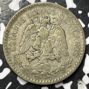 1920 Mexico 50 Centavos Lot#D8299 Silver!