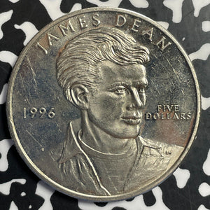 1996 Marshall Islands James Dean $5 Dollars Lot#E8432 High Grade! Beautiful!