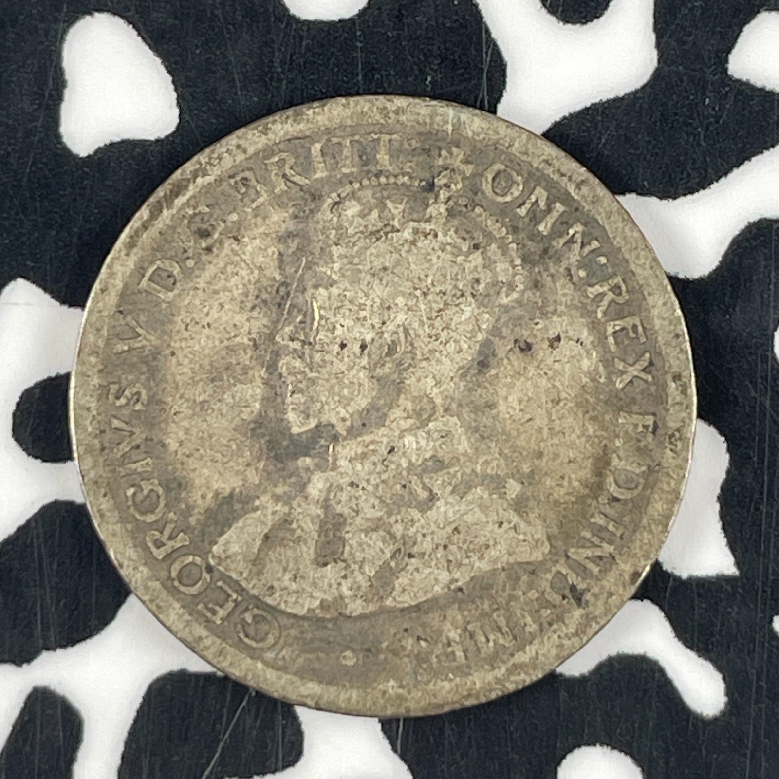 1919 Australia 6 Pence Sixpence Lot#F1567 Silver!