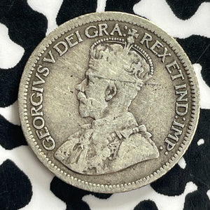 1917-C Newfoundland 5 Cents Lot#C1231 Silver!