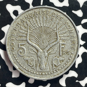 1948 French Somaliland 5 Francs Lot#T9187