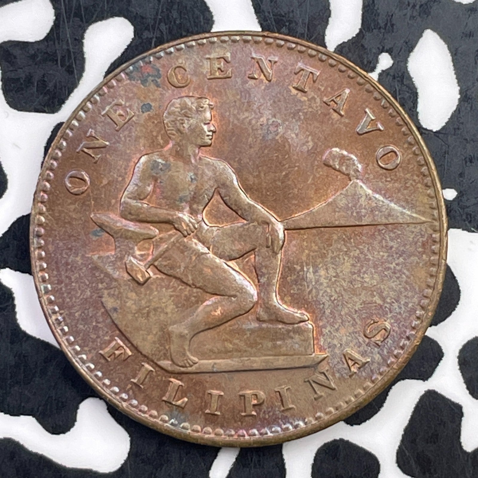 1944-S U.S. Philippines 1 Centavo Lot#F3141 High Grade! Beautiful!