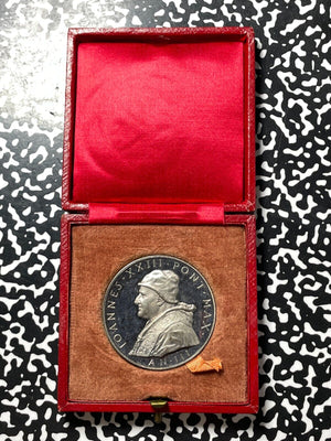 1960 Vatican City Pope John XXIII Medal Lot#B2349 Silver! With Original Box