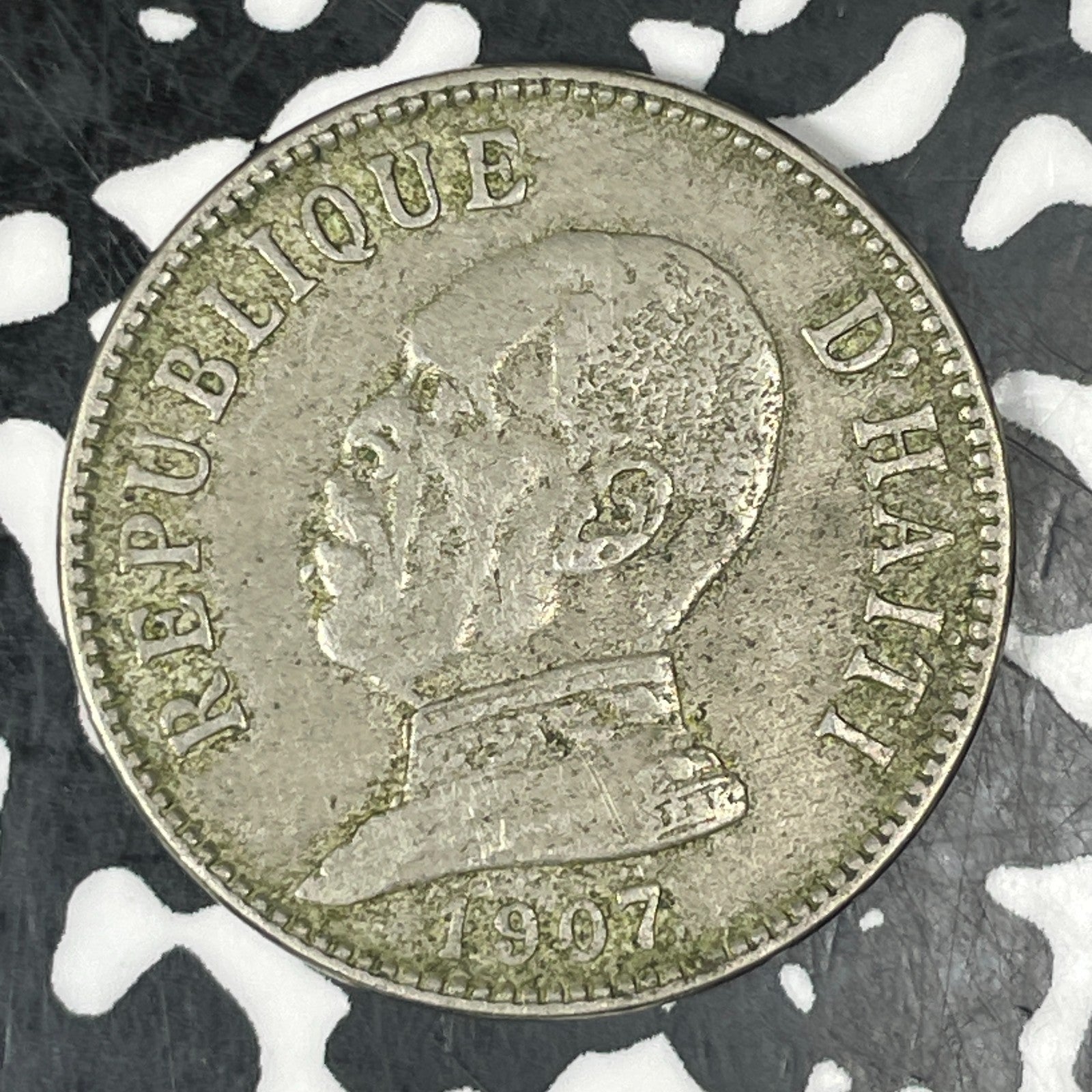1907 Haiti 20 Centimes Lot#C7071