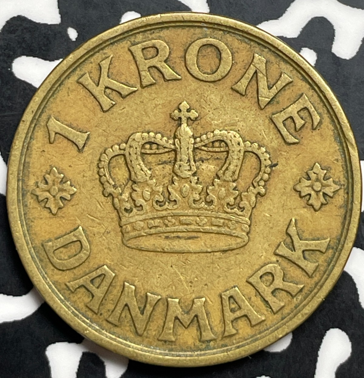 1936-NGJ Denmark 1 Krone Lot#T9870