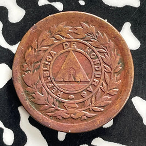 1891 Honduras 1 Centavo Lot#JM0191 Scarce! KM#61