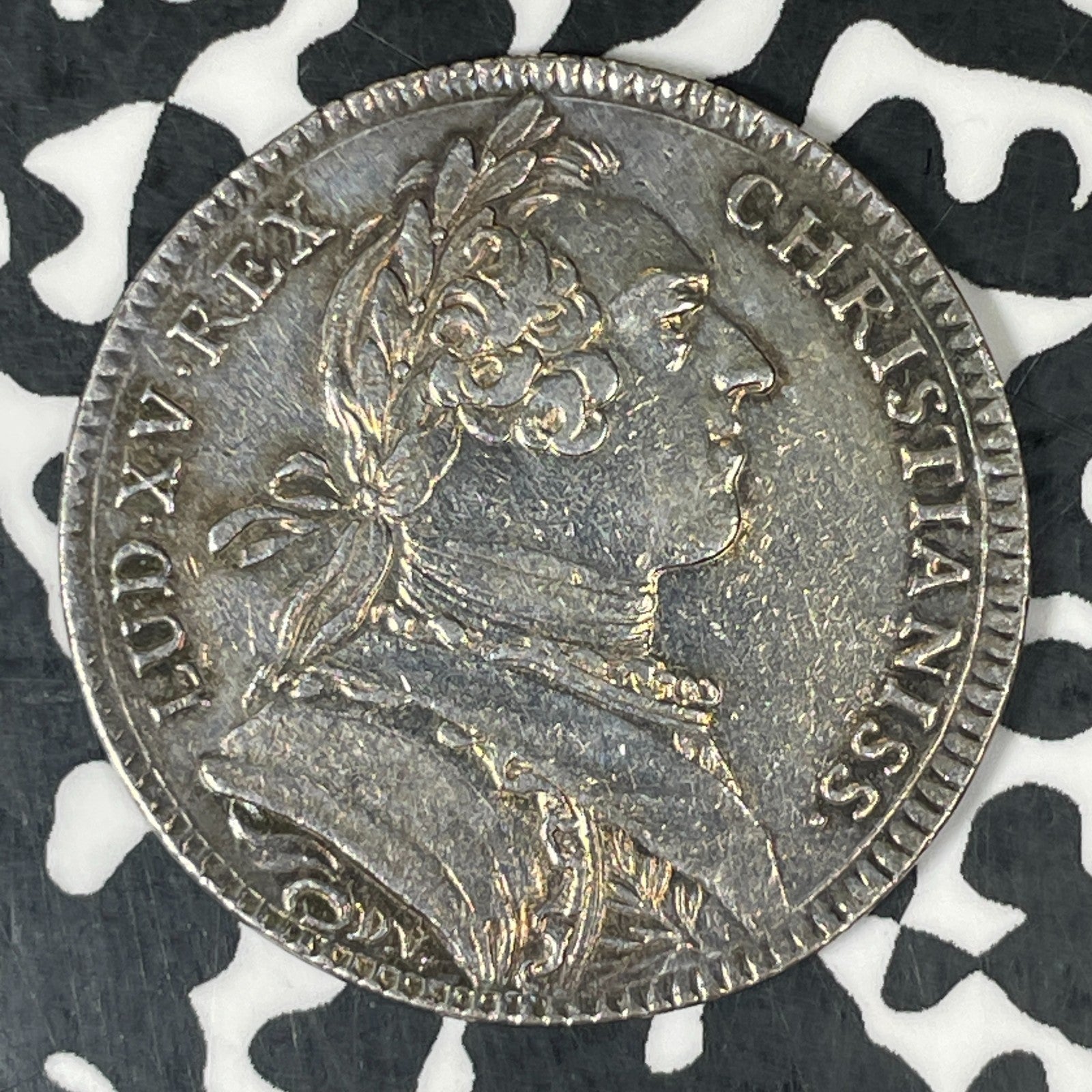 Undated France Louis XV Bordeaux Jeton Lot#JM0545 Silver! 30mm