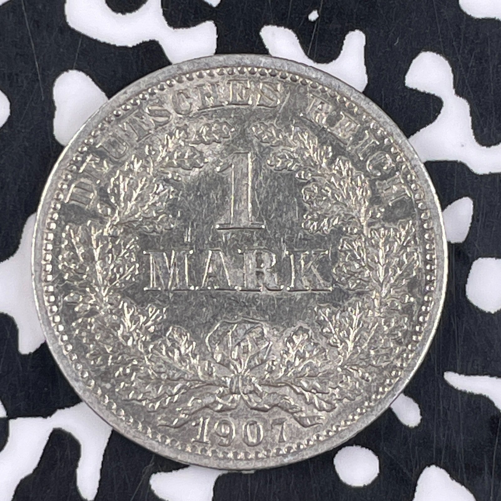1907-D Germany 1 Mark Lot#F2624 Silver! Nice!