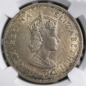 1959 Bermuda Colony Founding 1 Crown NGC MS63 Lot#MK107 Silver! Choice UNC!
