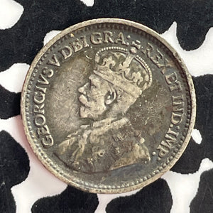 1929 Newfoundland 5 Cents Lot#T7425 Silver!