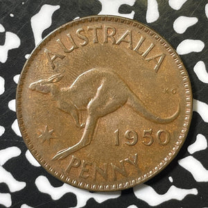 1950 Australia 1 Penny Lot#E4473