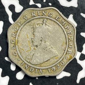 1920 India 4 Annas Lot#C0554