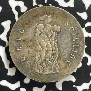 1966 Ireland 10 Shillings Lot#C0038 Silver! Proof! Easter Uprising