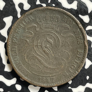 1847 Belgium 10 Centimes Lot#C0617