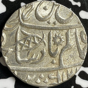 AH 1229 (1749) India Bengal Presidency 1 Rupee Lot#D6976 Silver!