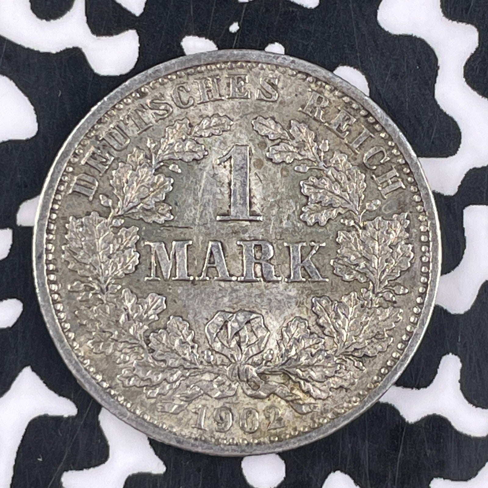 1902-D Germany 1 Mark Lot#F2631 Silver! Nice!