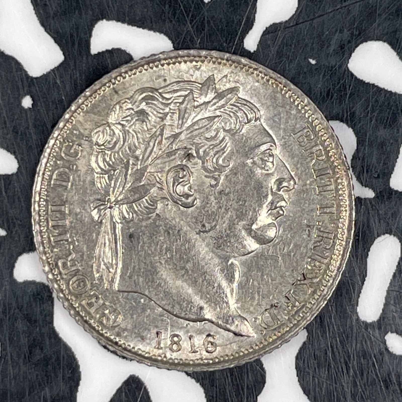 1816 Great Britain 6 Pence Sixpence Lot#JM0637 Silver! High Grade! Beautiful!