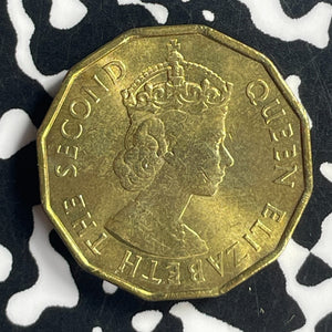 1961 Fiji 3 Pence Threepence Lot#T6880 High Grade! Beautiful!