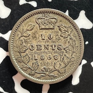 1858 Canada 10 Cents Lot#T4779 Silver!