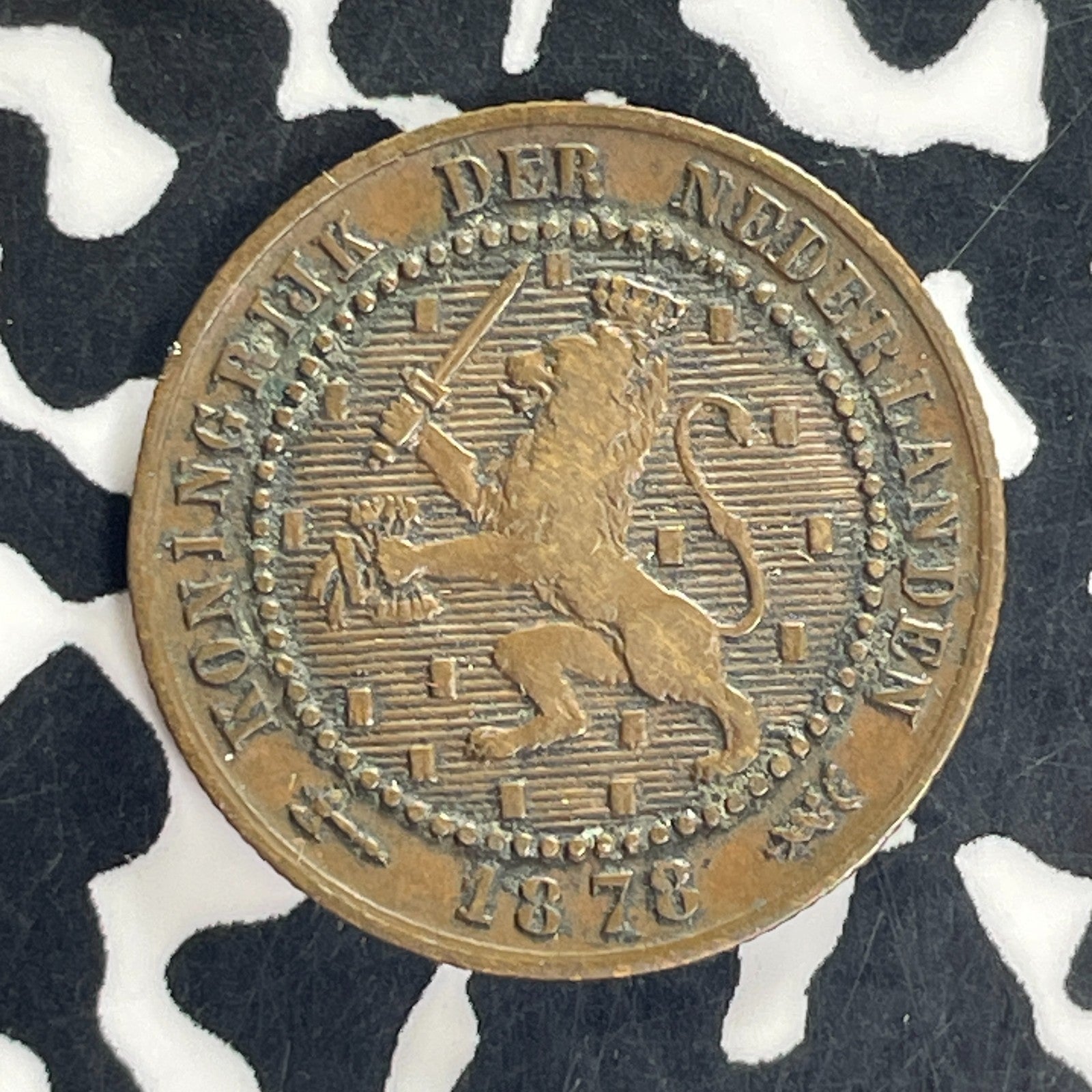 1878 Netherlands 1 Cent Lot#C4947