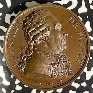 1817 France Georges-Louis Leclerc Medal By Gatteaux Lot#JM9211 41mm