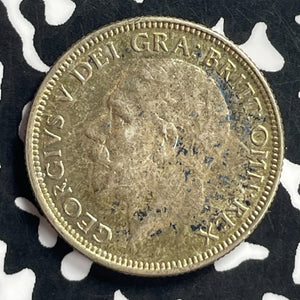 1928 Great Britain 1 Shilling Lot#T7155 Silver! High Grade! Beautiful!