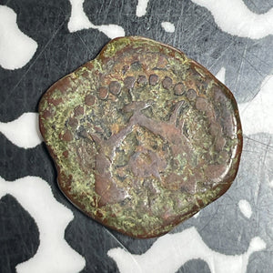 (4 BC-6 AD) Ancient Judea Samaria Archelaus AE Pruta Lot#T6074