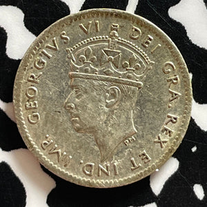 1943 Newfoundland 5 Cents Lot#T4801 Silver! Nice!
