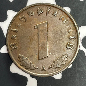 1937-A Germany 1 Pfennig Lot#E6326