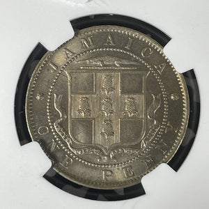 1910 Jamaica 1 Penny NGC MS64 Lot#G336 Choice UNC!