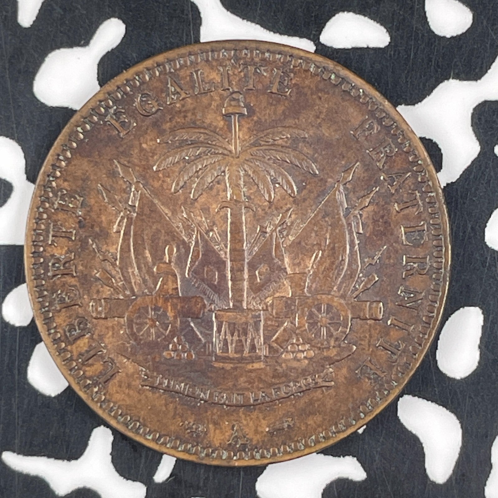 1895-A Haiti 1 Cent Lot#F3518 Nice!