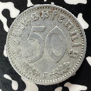 1939-J Germany 50 Pfennig Lot#T5164