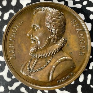 (1825) Belgium Bartholomeus Spranger Medal By Jean Simon Lot#OV1509 47mm