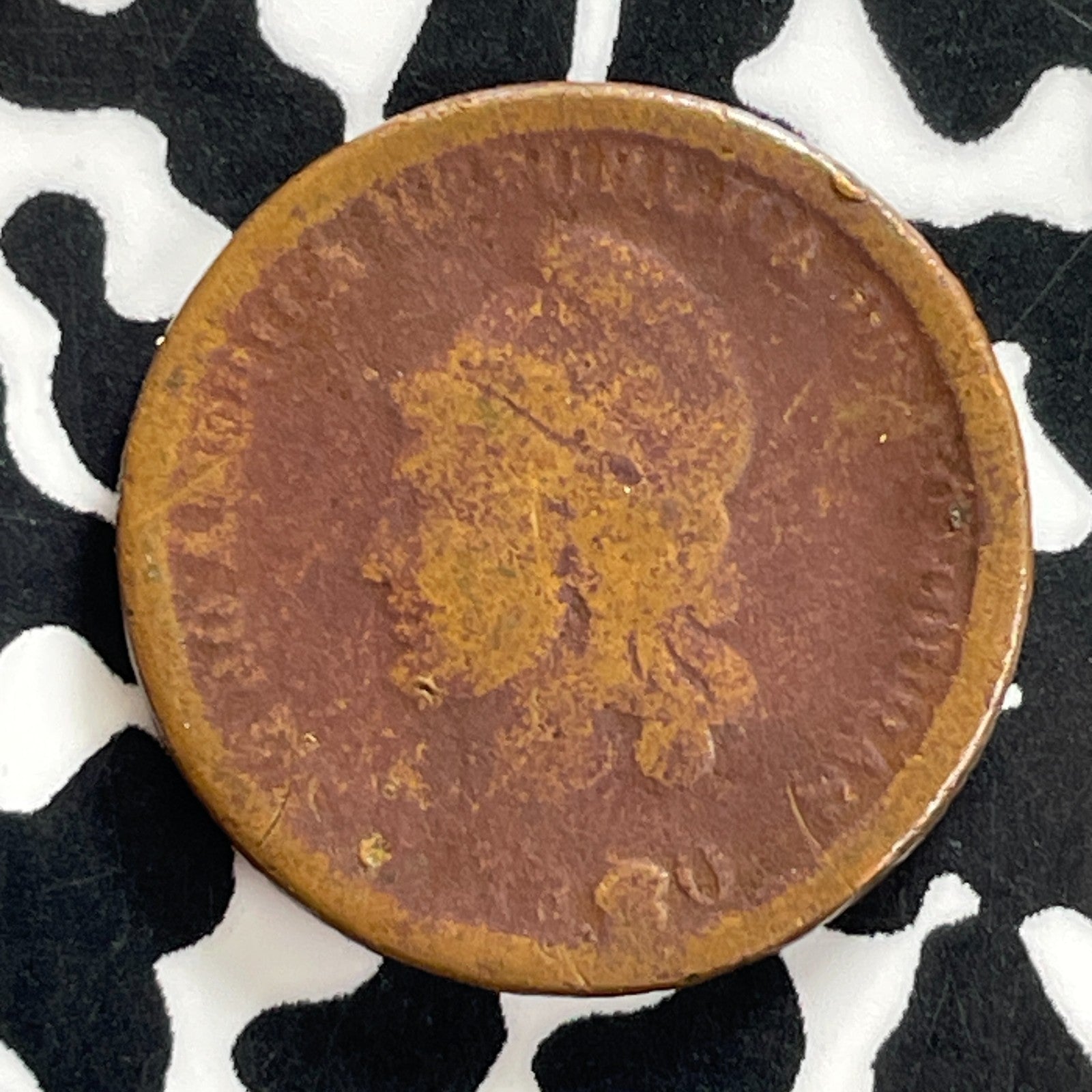 1880 Honduras 1 Centavo Lot#JM0193 Very Scarce! KM#40