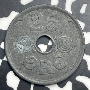 1945 Denmark 25 Ore Lot#C0907
